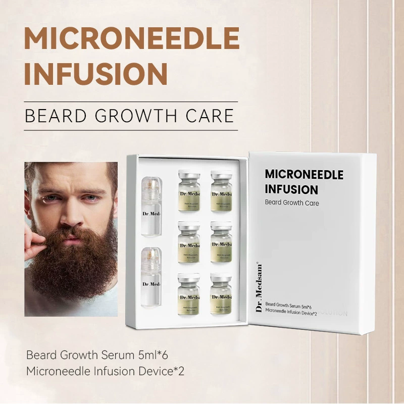 Мужская микронидлинная эссенция для ухода за бородой для роста бороды BeardGrowthMicroInfusion