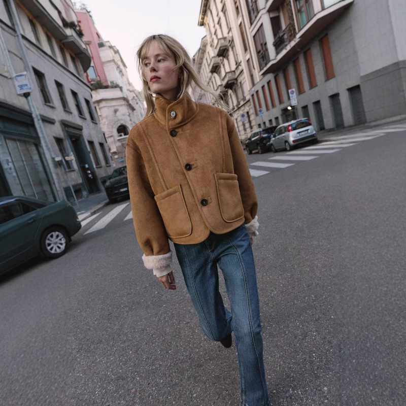 European and American Cross-Border Jackets, Double-Sided Jackets, Fashionable and Stylish, Popular in Spring and Autumn European and American Cross-Border Jackets, Double-Sided Jackets, Fashionable and Stylish, Popular in Spring and Autumn