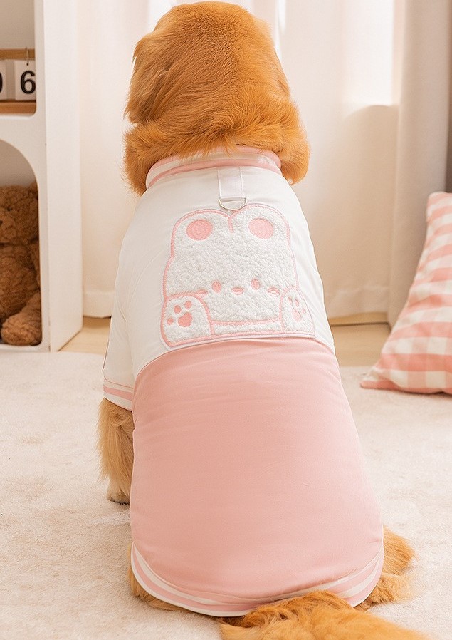 Transfronterizos de moda de color sólido fuera de tracción chaleco perros grandes perros de otoño y invierno mascotas ropa de perro al por mayor image 19