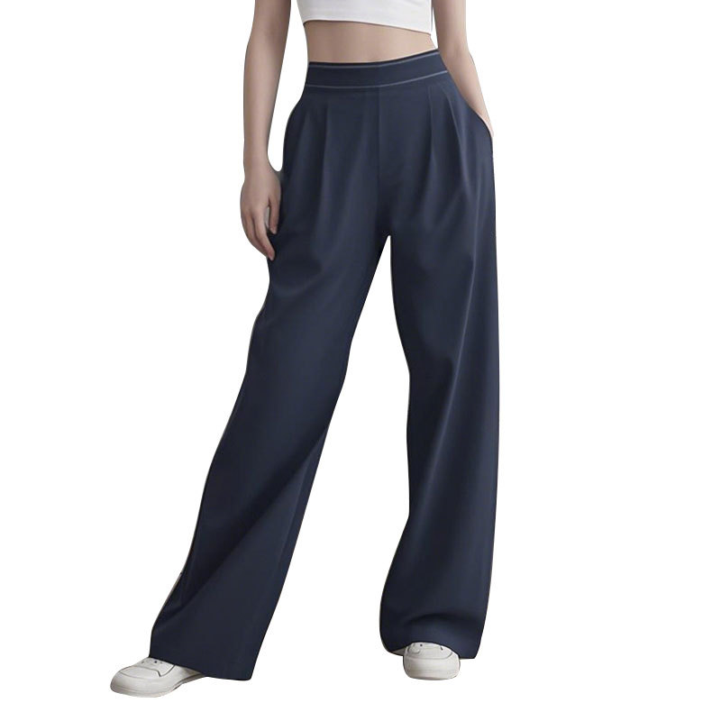 New Sun Protection Yoga Pants for Women, Sports Casual Straight Pants, High-Waisted Cool Wide-Leg Pants, Sports Fitness Loose Pants