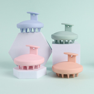 Factory in stock Japanese Shampoo Brush Shampoo Massage Artifact TPE Massage Comb Shampoo Comb Cleaning Scalp Grab