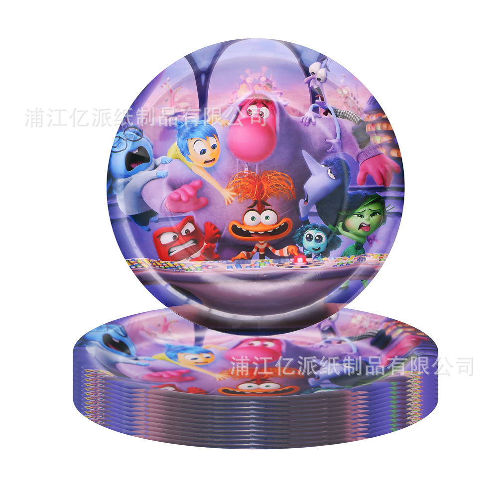 Nueva mente agente de cumpleaños decoración cubiertos bolsas de regalo artículos bandejas de papel bandejas de papel tazas temu ventas calientes