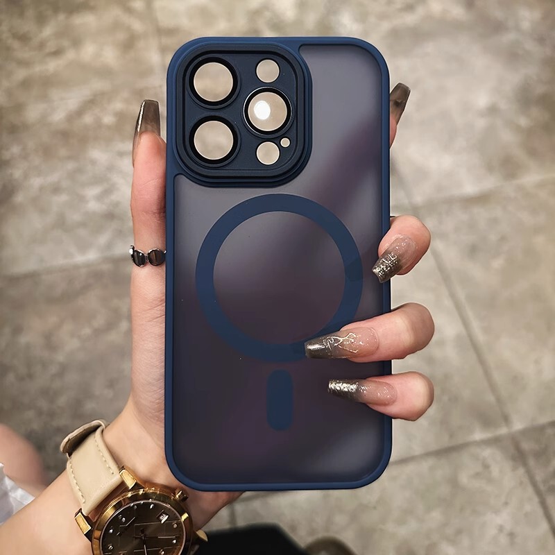 Suitable for Iphone17 Yadan Magnetic Phone Case Frosted Apple 16 Comes with Lens Film 13Promax Protective Cover Suitable for Iphone17 Yadan Magnetic Phone Case Frosted Apple 16 Comes with Lens Film 13Promax Protective Cover