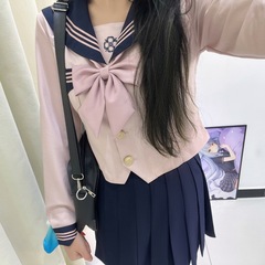 【桜黛女子】オリジナルJK制服正統日系学院風セーラー服ソフト妹風班服制服セット