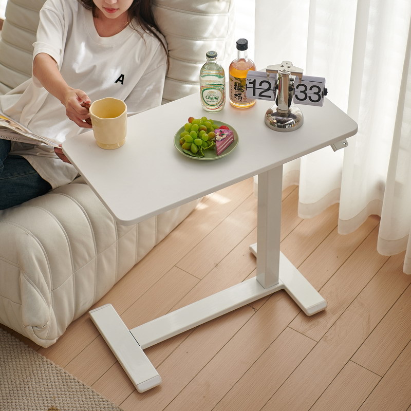 G& Mobile Lift Bedside Table Bedroom Household Desk Student Writing Computer Desk Standing Workstation Desk 