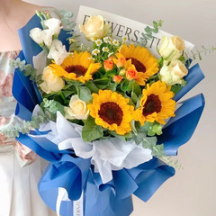 小情話系列包花紙多款式浪漫花束花藝鮮花包裝紙時尚百搭內襯用紙