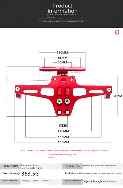 License Plate Frame 4