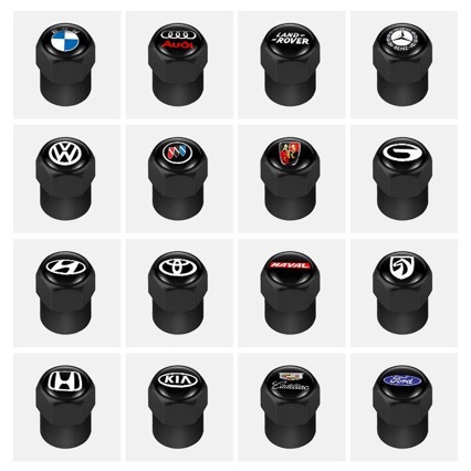 Car Electric Vehicle Tire Valve Cap Personalized Valve Core Decoration Modification Universal Type Ford Mustang