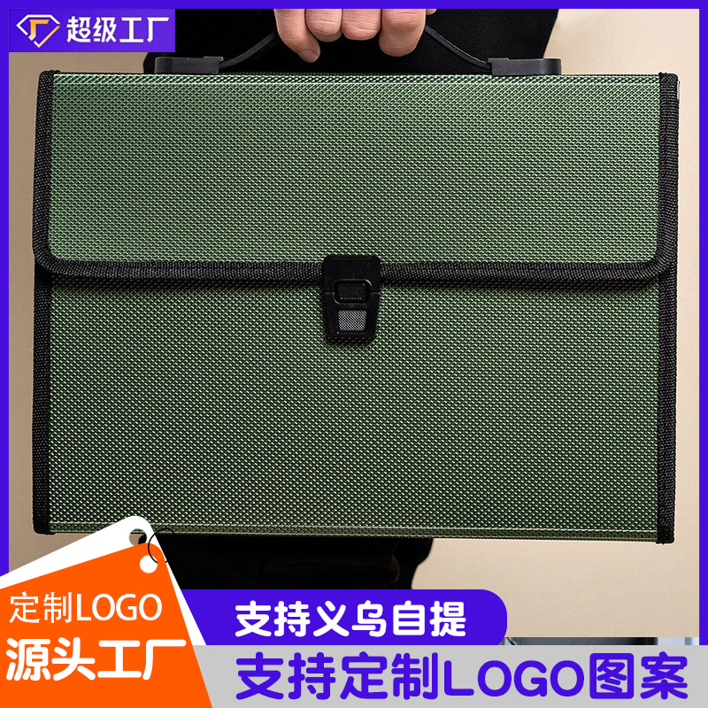 Bolsa de órgano personalizada a4 bolsas de archivos multicapa portátiles bolsas de almacenamiento de papel de prueba transparentes para estudiantes suministros de oficina