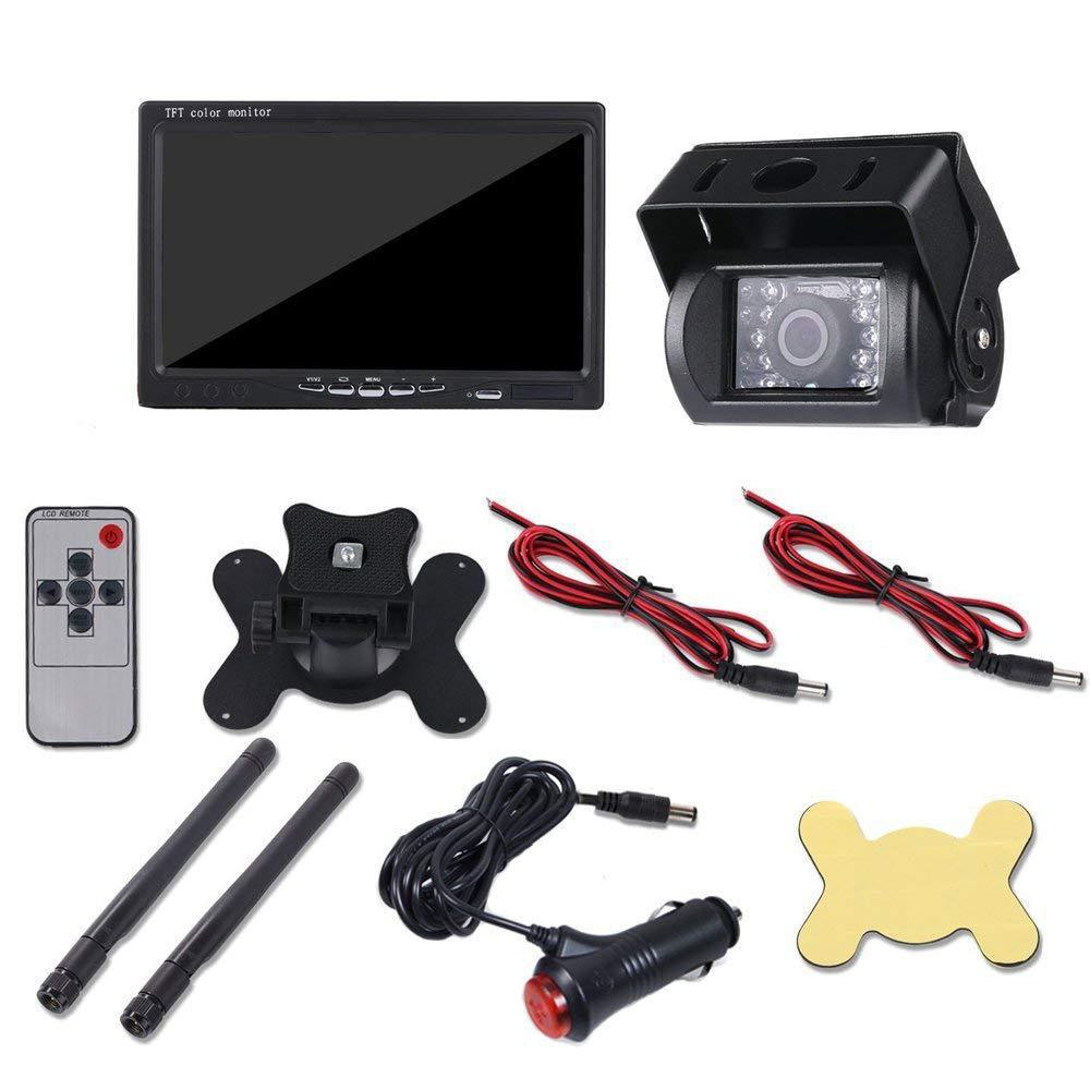 7inch Wireless Car Reversing Display Rear View System Bus Bus Truck Universal Camera Monitoring