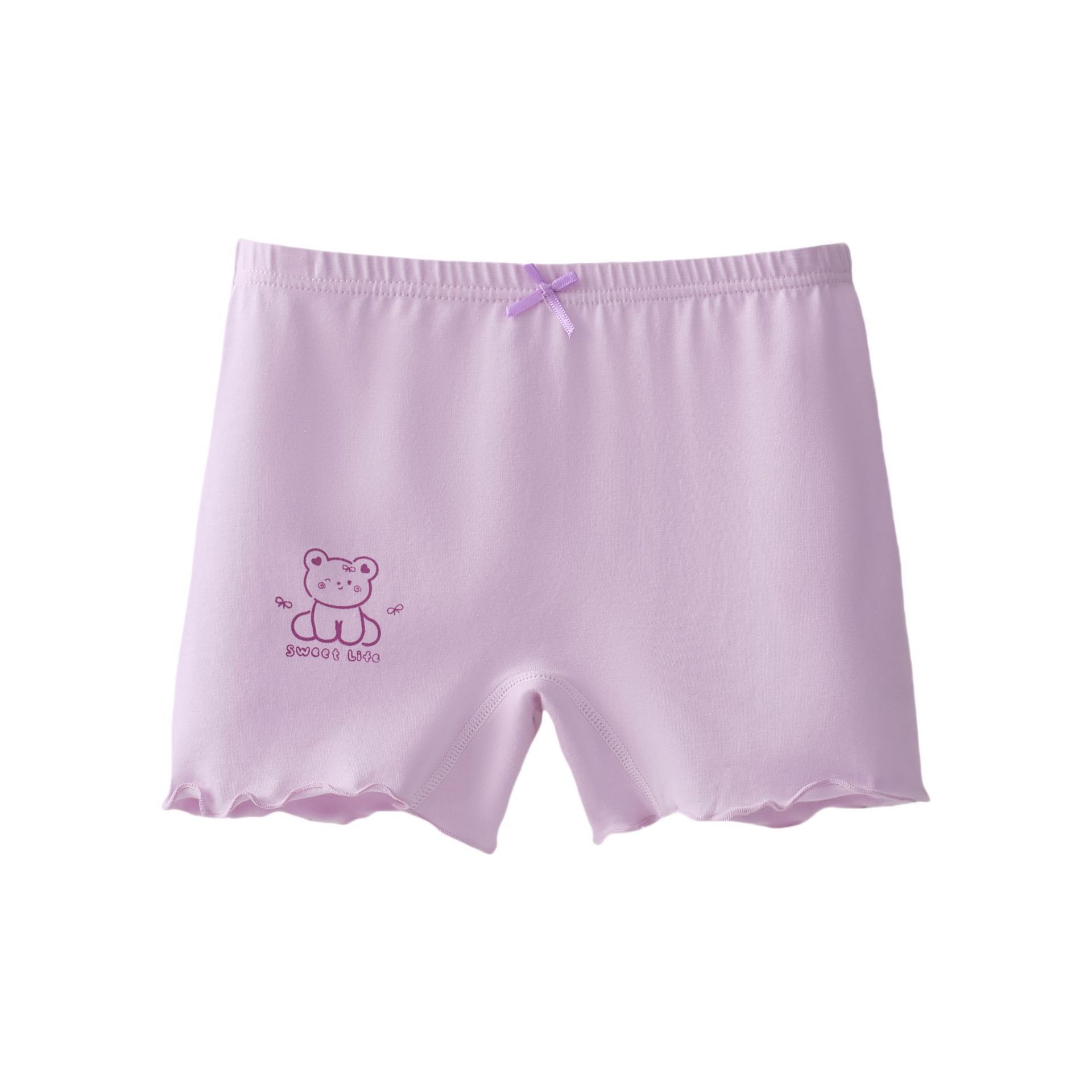 Pantalones de seguridad para niños Pantalones de algodón 10A antibacterianos Niñas y niños mayores leggings anti-luz se pueden usar fuera