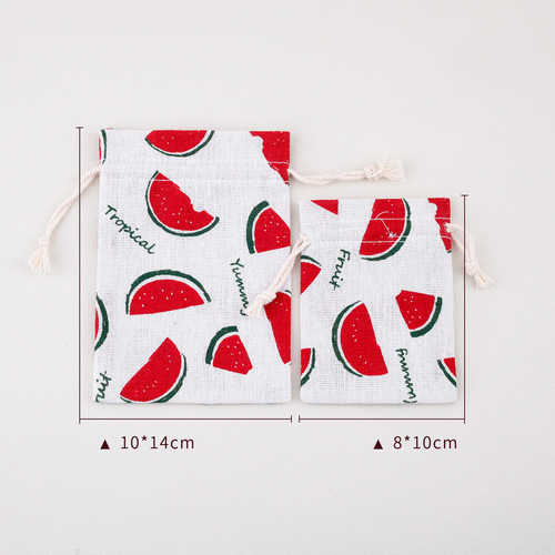 Breathable jute bag with drawstring, jewelry and gemstone dust-proof gift bag, comb jute bag