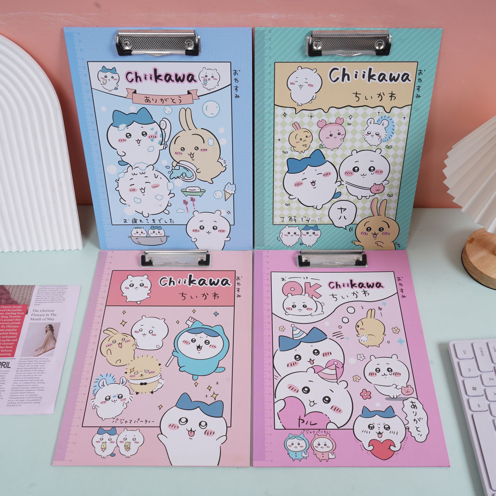 지이카와 A4 다기능 보드 클립 [랜덤 1개]