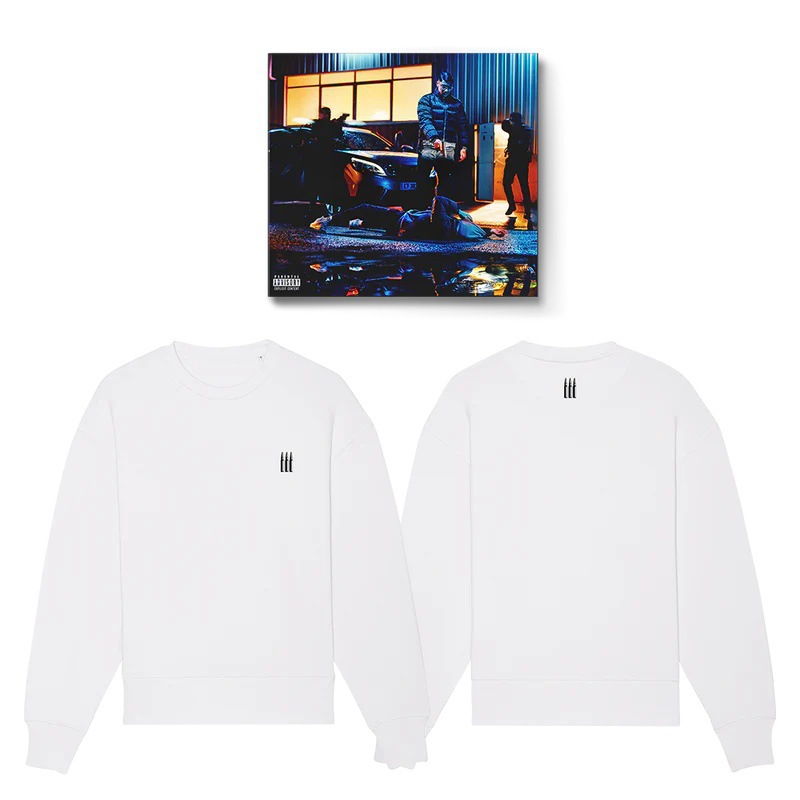 Suéter de cuello redondo de hombro suelto de manga larga de todo fósforo para hombres en la calle Spot AliExpress Venta caliente transfronteriza Impresión digital 3D