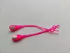 Pink white buckle
