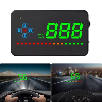 A2 3.5inch Gps Car Hud Head-Up Display Car Head-Up Display Speedometer Projector (Vehicle HUD)
