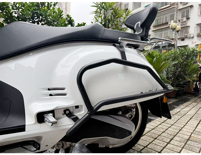 Suitable for Xindazhou Honda Ns150La Bumper Anti-Fall and Anti-Collision Exhaust Guard Bar Backrest Front Shelf Tail Rack