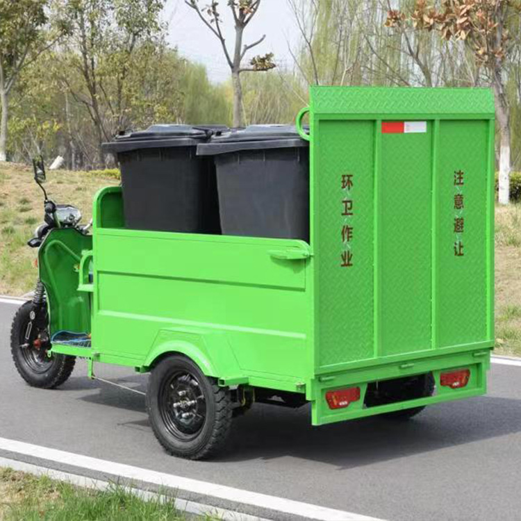 Garbage cleaning vehicle sanitation electric garbage truck four barrels six barrels trash can classification transport cleaning vehicle