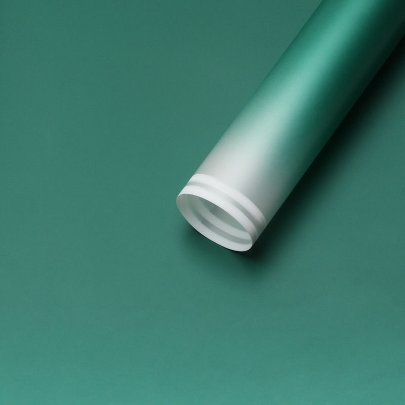 Comercio exterior explosivo embalaje de flores de dos colores borde gradiente Milán doble línea de papel de flores regalos floral tienda