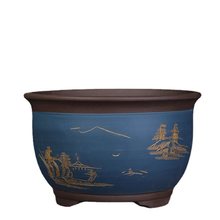 大花盆特大号陶瓷80大口浅底口径60以上大尺寸别墅门口绿植