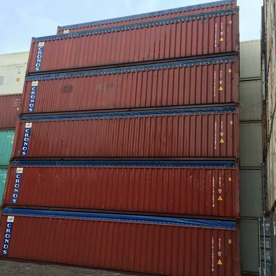供应开顶集装箱 40尺原装开顶集装箱  40OT集装箱 敞口集装箱