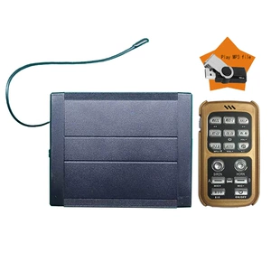 Car-mounted alarm siren 12V wireless remote control loudspeaker MP3 player high-pitched siren AS920BKG-MP3