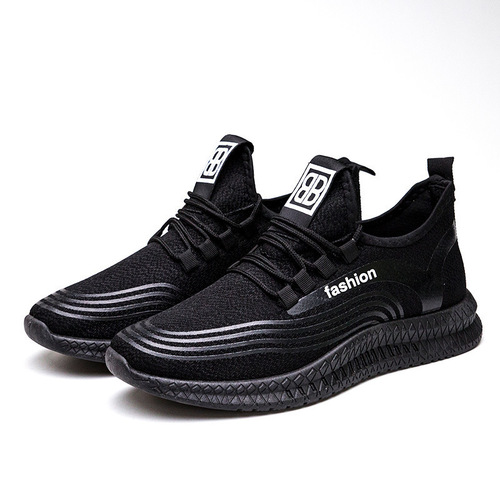 Men's Autumn Trend Slip-on Shoes Korean Style Casual Breathable Sports Shoes Breathable Running Shoes