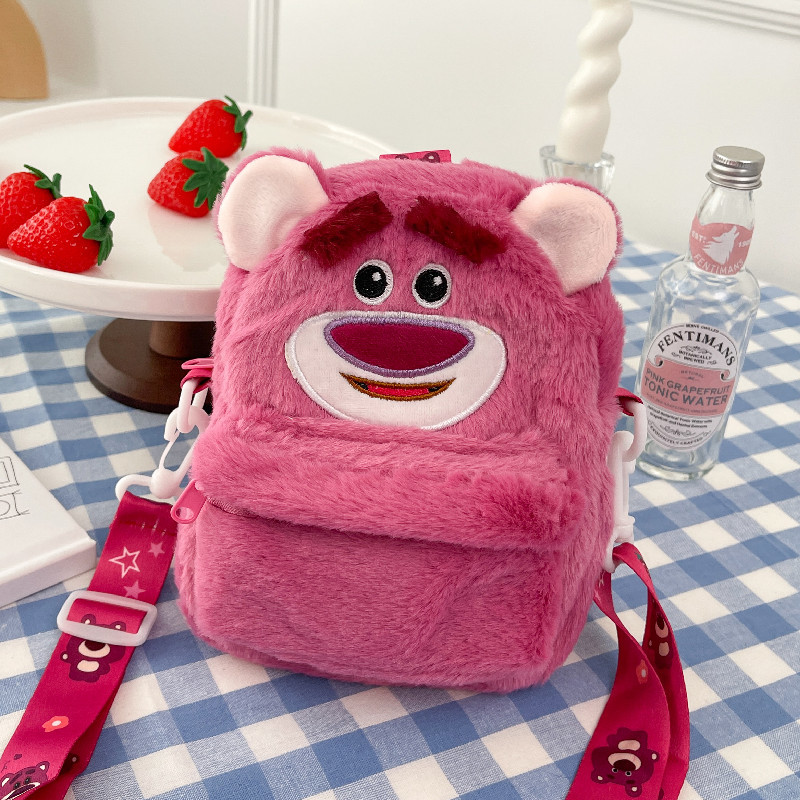 Estilo 1-(14*6*19)-3062 oso rojo rosa