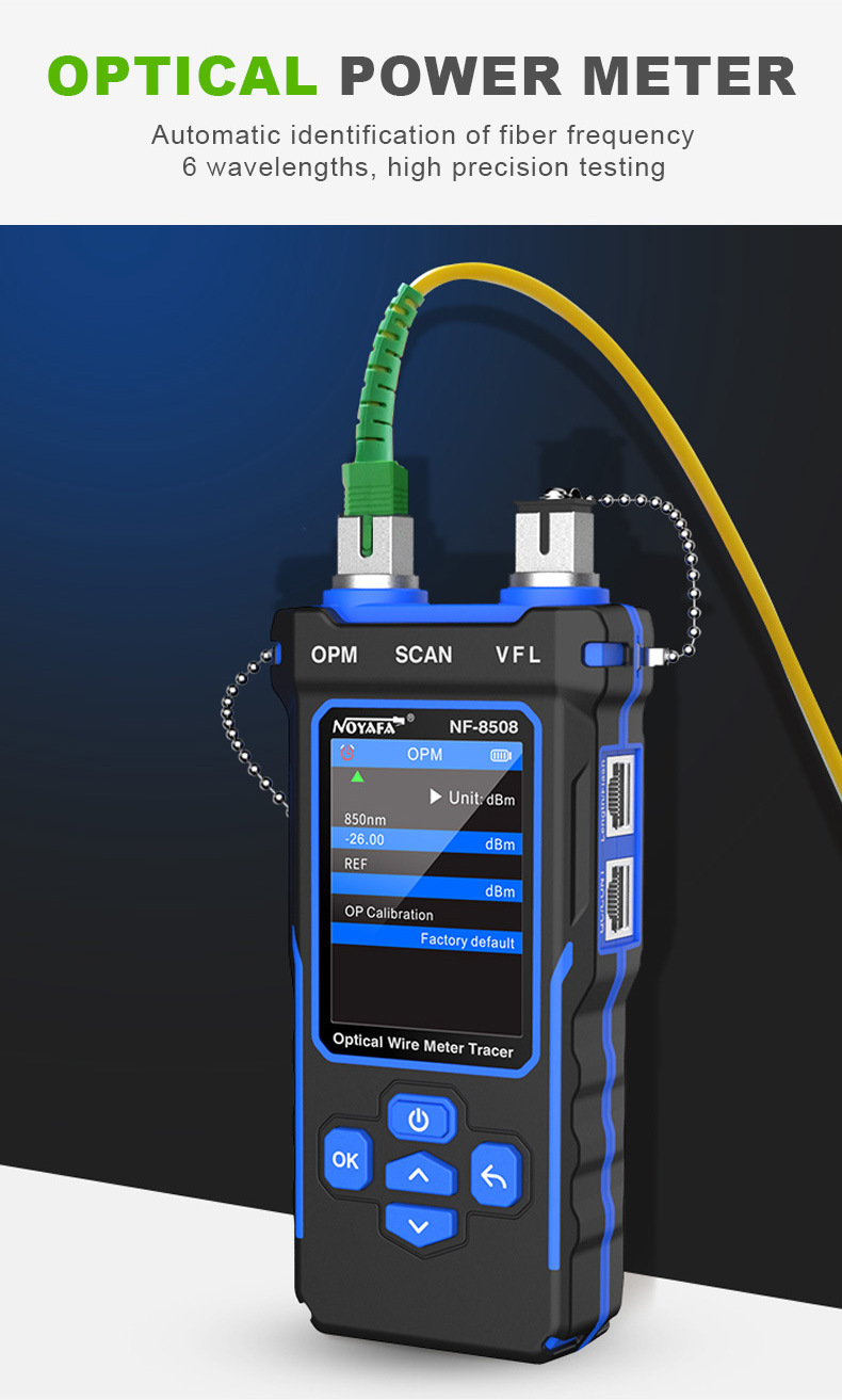 NOYAFA NF-8508 LCD Digital Cable Tester Rechargeable Network Line