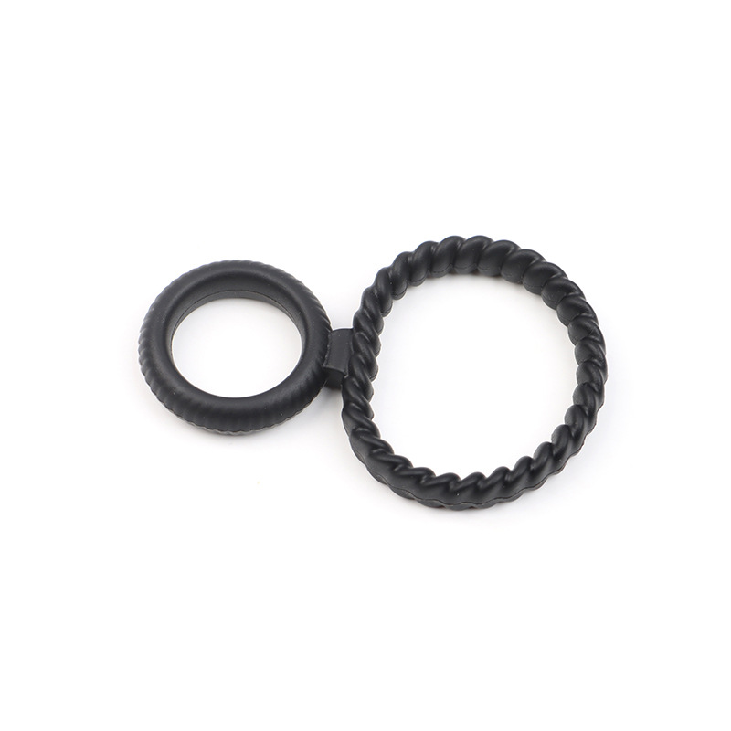 Silicone Dual Locking Ring, Cordyceps Root Design, Perineum Support, Non-Vibrating — detail image 7