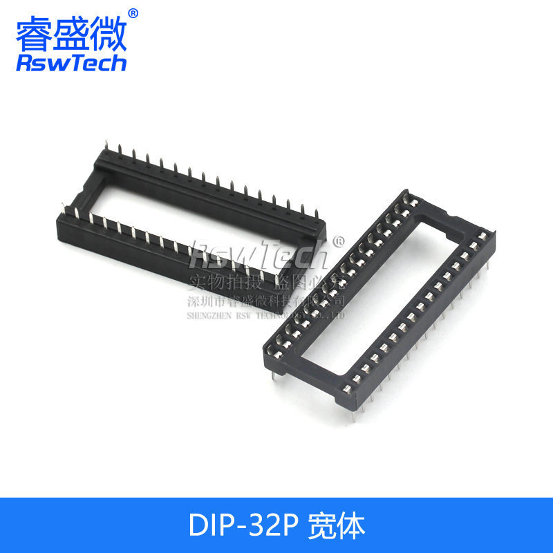 Icソケット集積ブロック直挿しディップマイクロチップ丸穴ベースサブ8p 14 16 20 28 40p足|undefined