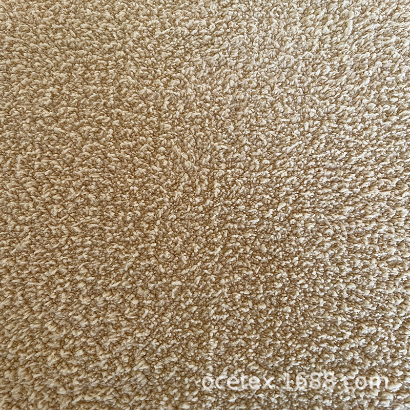 厂家供应仿羽毛绒布料爆款家居服床上用品面料秋冬季保暖外套面料