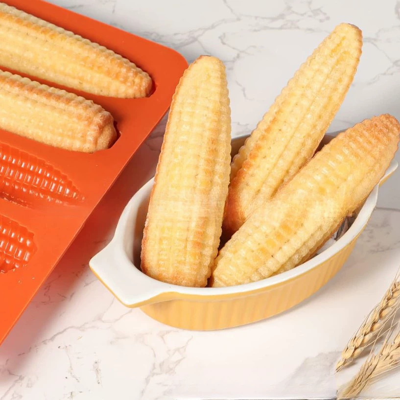 [跨境新颖实用Corn Stick Bread Pan Set of 2 玉米棒面包炊具模具]