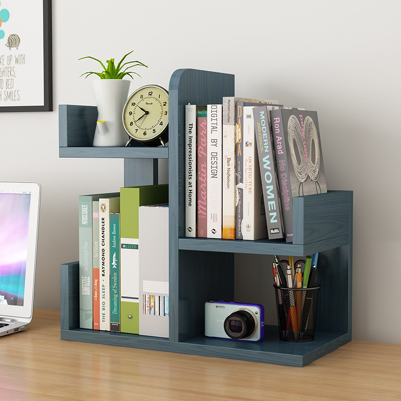 Simple Small Bookshelf Desktop Office Home Storage Rack Student Simple Bookcase Multi-Layer Large Space Storage Rack