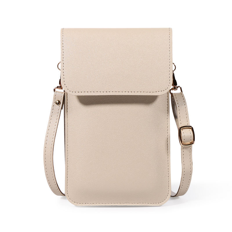 2023 moda nuevo todo-fósforo nicho mini bolso del teléfono de las mujeres simple casual color sólido diseño bolsa de mensajero al por mayor