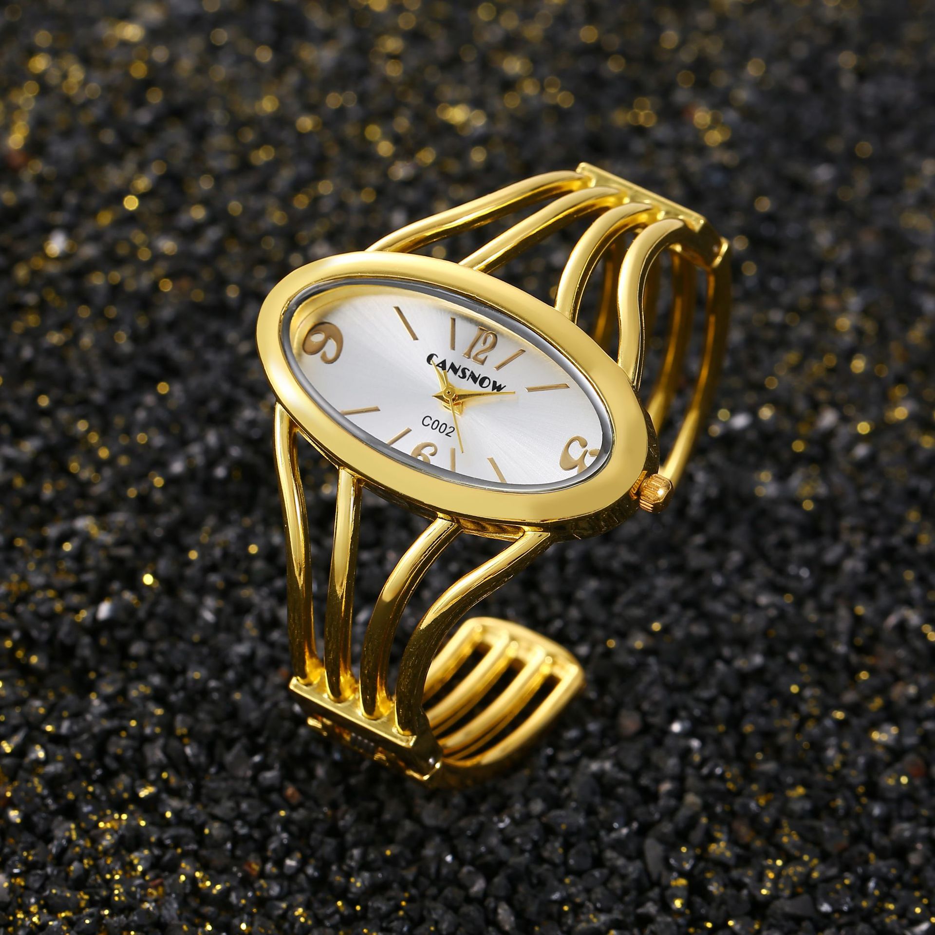 90g Weight Ordinary Glass Mirror Material Alloy Strap Material Watch Classification Pointer+Number Display Type Oval Dial Shape Business Occasion Quartz Movement Oval Pattern All Seasons Season Men's Gender Vintage Style, Classic Style Style Vintage Style Classic Style Oval Alloy Strap Quartz Watch 6