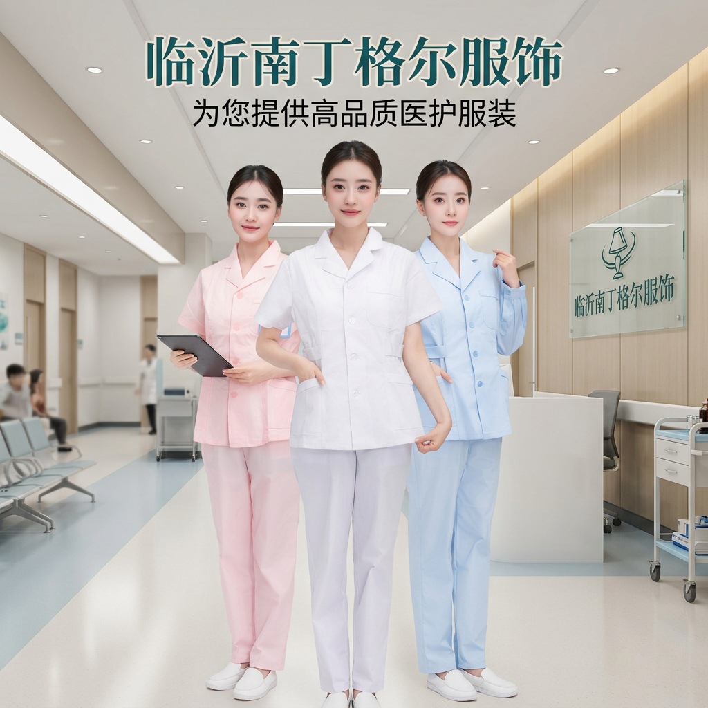 Short-sleeved nurse uniform set with a suit-style collar, consisting of separate pieces, suitable for hospital and pharmacy work; long-sleeved medical staff uniform, available in four colors