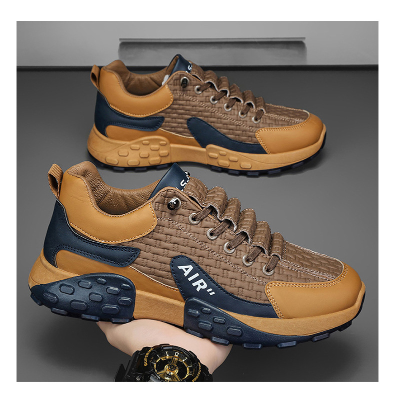 Chaussures pour hommes confortables et neuves, chaussures de sport à semelle épaisse tout-en-un, décontractées pour hommes_voghion.com