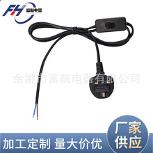 廠家供應英國電源線插頭英規插頭BS插頭配303開關