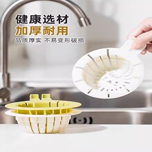 兔耳水槽过滤篮厨房剩饭剩菜残渣过滤防堵下水网防脏手可提沥水篮