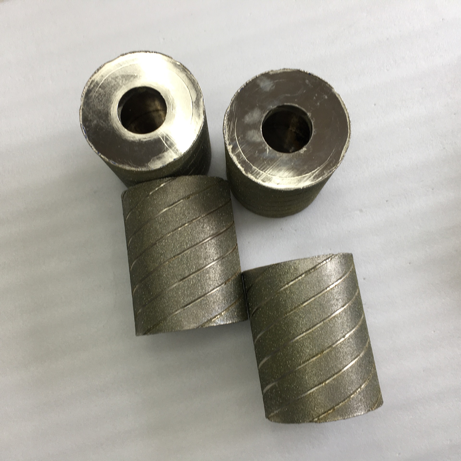 科美 电镀金刚石滚轮开斜槽 锋利不堵塞刹车片碳纤维木材用可反镀