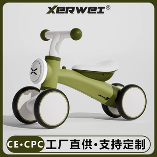 定制四轮平衡车儿童1-3岁无脚踏宝宝滑行车滑步车小孩扭扭车跨境