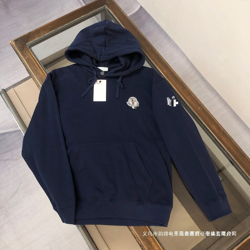 Cross-Border Autumn and Winter New Original Standard Mengkoumiao Men's Hooded Sweatshirt Loose Embroidered Large Size Terry Sweatshirt for Male Couples