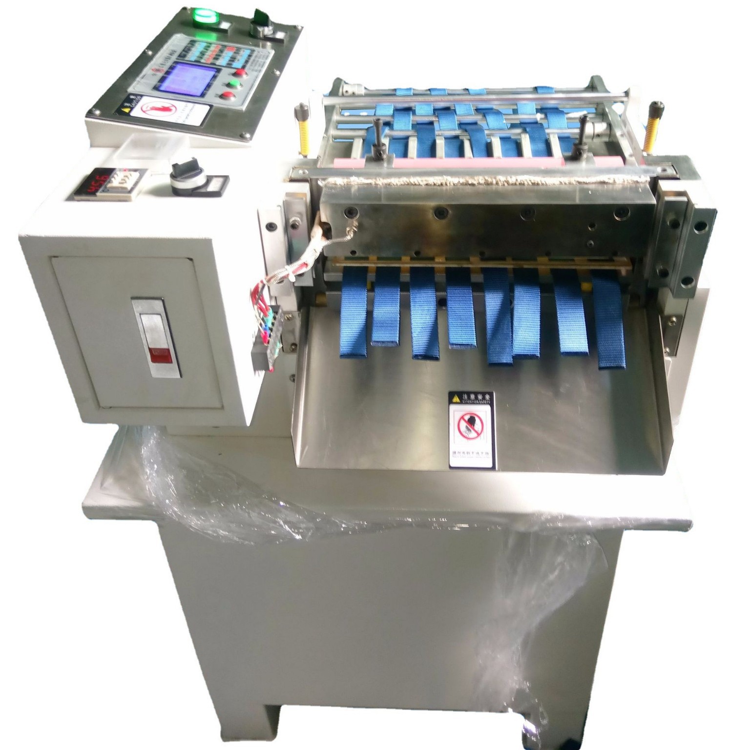 绳子松紧带织带粘扣切断机 柜式切带机 电脑切片机 剪绳机