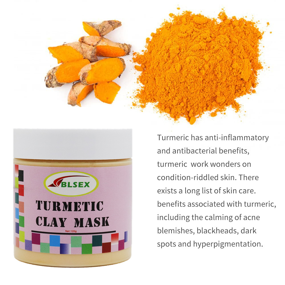BLSEX maschera idratante tipo pasta alla curcuma pulizia viso 120g_voghion.com