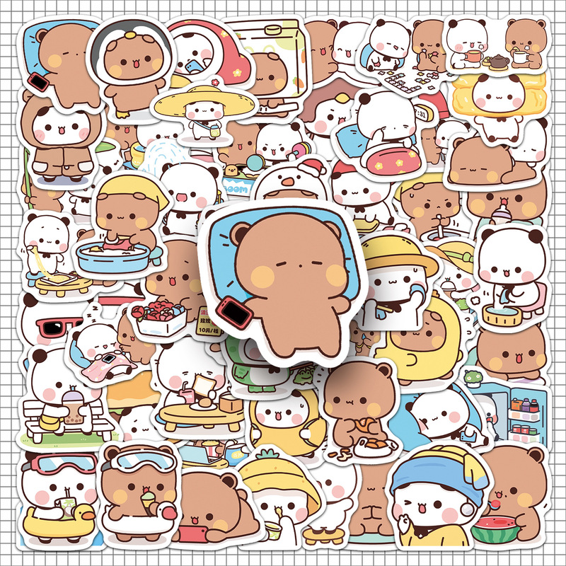 60 One Two and Cloth Cartoon Animation Creative Decoration Fun Graffiti Stickers Notebook Desktop Water Cup Stickers 60 One Two and Cloth Cartoon Animation Creative Decoration Fun Graffiti Stickers Notebook Desktop Water Cup Stickers
