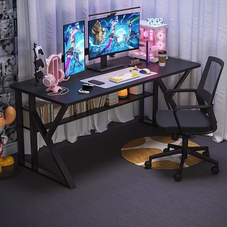 Juego de mesa de deportes electrónicos blanco combinación de mesa y silla mesa de anclaje niña dormitorio hogar simple escritorio de la computadora de escritorio