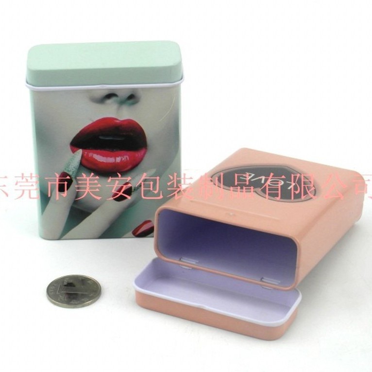 创可贴铁盒 翻盖糖果罐 食品包装盒 铁盒生产厂家