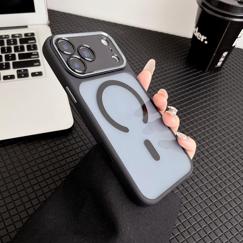适用iPhone17pro手机壳简约磁吸苹果16promax保护套15pro磨砂新款|undefined