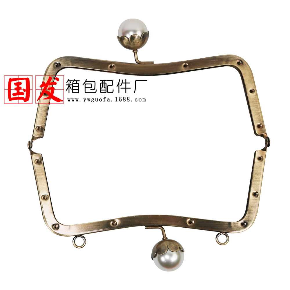 [agujero de tornillo] 20cm cintura cóncava perlas de loto brillante oro oro oro 25MM perlas al por mayor